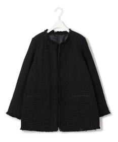 ICB L 【セットアップ着用可能】ロービングツイード ノーカラージャケット