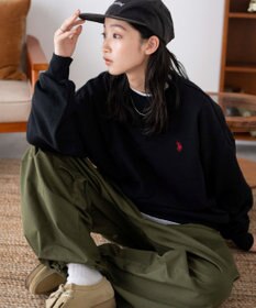 WEGO U.S. POLO ASSN.|別注ワンポイントスウェットプルオーバー