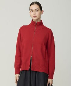 ICB L 【新色追加】ソフトカシミヤミックス ニットトラックジャケット