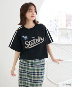 Green Parks スティッチ／メタルプリントクロップドミニ裏毛プル