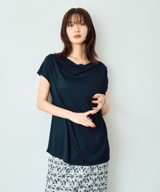 YECCA VECCA 【接触冷感】ドレープカットトップス