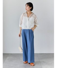 Te chichi シアーコードストライプシャツ