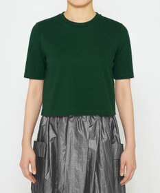 uncrave コットンミラノ ショート丈 Tシャツ（uncrave WHITE）