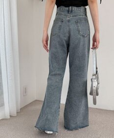 WEGO ダメージフレアデニムパンツ