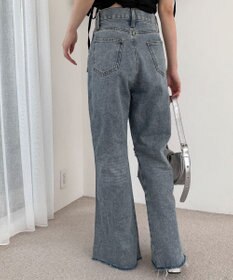 WEGO ダメージフレアデニムパンツ