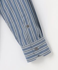 JOSEPH ABBOUD 【シルク混・上質】シルクコットンストライプ シャツ