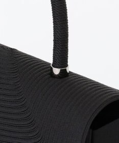 自由区 FORMAL 【日本製】編み手コード刺繍 ハンドバッグ