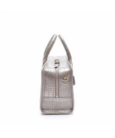 A.D.M.J. 【牛革】クロコ型押しヘリ巻きボストン28cm