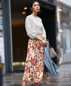 自由区 【XSサイズ～/洗える】ストレッチシャーティング ブラウス