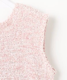 ANY SIS L 【前後着用可】リボンヤーン ベスト