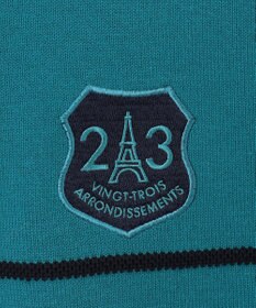 23区GOLF 【MEN】【手洗い可】コットンブレンド ハーフジップ ニット