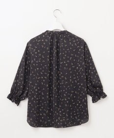 自由区 L 【カタログ掲載・WEB&一部店舗限定・セットアップ対応・洗える】セミブライトサテン ブラウス