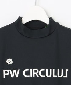 PW CIRCULUS 【WOMEN】【ストレッチ / UVケア】ロゴ モックネック シャツ ゴルフウェア レディース