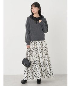 earth music&ecology カシュクールニットプルオーバー