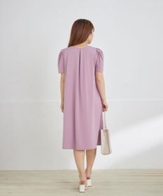 Tiaclasse L 【洗える】カットソーフレアAラインワンピース