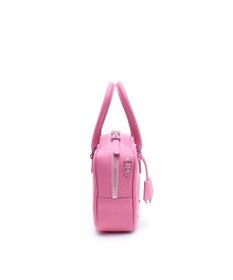 A.D.M.J. スワロフスキー・クリスタル　牛革　ボストンバッグ　23cm