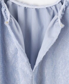 BEIGE， 【洗える】CROISETTE / ジャカードブラウス