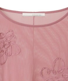 Green Parks ・ＥＬＥＮＣＡＲＥ　ＤＵＥ　コード刺繍シアーロンＴ