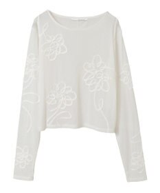 Green Parks ・ＥＬＥＮＣＡＲＥ　ＤＵＥ　コード刺繍シアーロンＴ