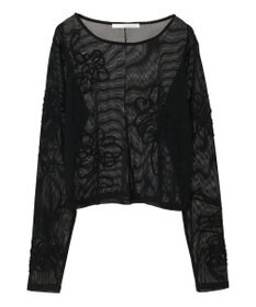 Green Parks ・ＥＬＥＮＣＡＲＥ　ＤＵＥ　コード刺繍シアーロンＴ