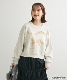 Green Parks トイストーリー／立体ロゴショートプルオーバー