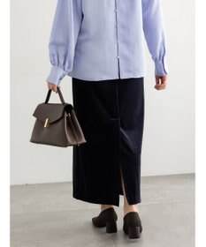 Te chichi ベロアナロースカート《2025Autumn catalog vol.2 item》