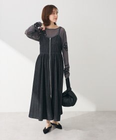 Green Parks ・ＥＬＥＮＣＡＲＥ　ＤＵＥ　コード刺繍シアーロンＴ