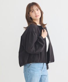 earth music&ecology ノーカラーボリュームブルゾン