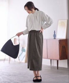 ANY スタンドネックブラウス