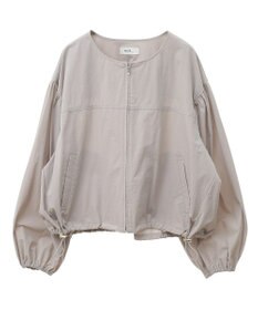 earth music&ecology ノーカラーボリュームブルゾン