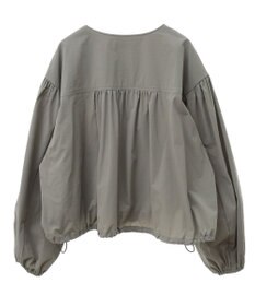 earth music&ecology ノーカラーボリュームブルゾン