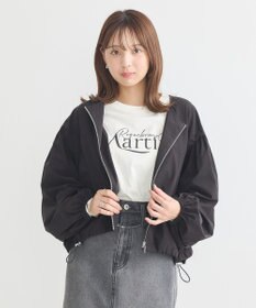 earth music&ecology ノーカラーボリュームブルゾン