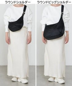 russet ナイロンラウンドショルダーバッグ (CE-1327-WEB)