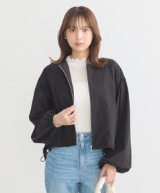 earth music&ecology ノーカラーボリュームブルゾン