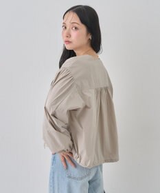 earth music&ecology ノーカラーボリュームブルゾン