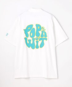 PW CIRCULUS 【MEN】POP＆WIT グラフィックモックネックT ゴルフ