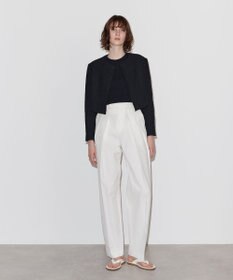 NAVE 【Nave】ストライプツィード クロップドジャケット