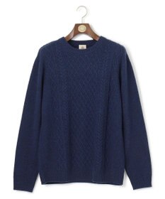 J.PRESS MEN 【KING SIZE】【Cash Lamb’s wool】ケーブルニット / クルー