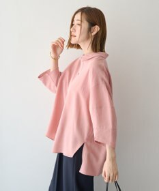 YECCA VECCA バルーン袖スキッパーシャツ