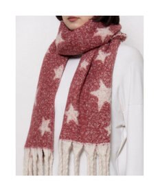 UNBILLION カシュネ cache nez / リサイクルポリ星柄ジャカードストール