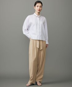 自由区 S セルロースコットンチノコクーンシルエット パンツ