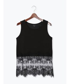 Te chichi スカラップレースヘムタンクトップ