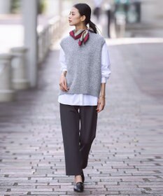 J.PRESS LADIES L 【洗える】ジャージー パンツ