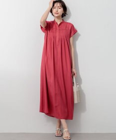 23区 L 【一部予約】ウォッシュドシアーボイル ピンタック ワンピース