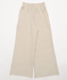 WEGO 【WEB限定/2025年秋冬新作/裾カットOK！自分サイズに調整可能/ウエストゴム/しわになりにくい/】カットプリーツパンツ