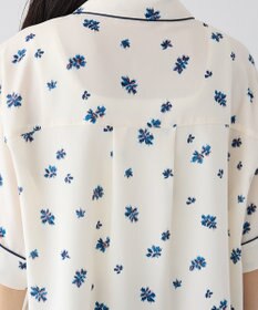 CRAFT STANDARD BOUTIQUE ボタニカルプリントオープンカラーシャツ