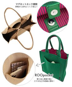 ROOTOTE 1062【ラメ糸ミックス－正方形型】LT.スクエア.グリンプス.ニット-A