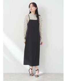 earth music&ecology バックスリットＩラインキャミワンピース