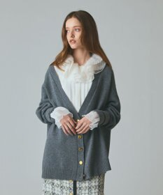 GRACE CONTINENTAL 前後2WAYニットカーディガン