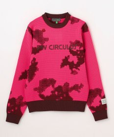 PW CIRCULUS 【WOMEN】Spark dot camouflage 軽量ニット ゴルフウェア レディース